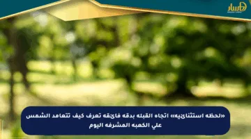 «لحظة استثنائية» اتجاه القبلة بدقة فائقة تعرف كيف تتعامد الشمس على الكعبة المشرفة اليوم